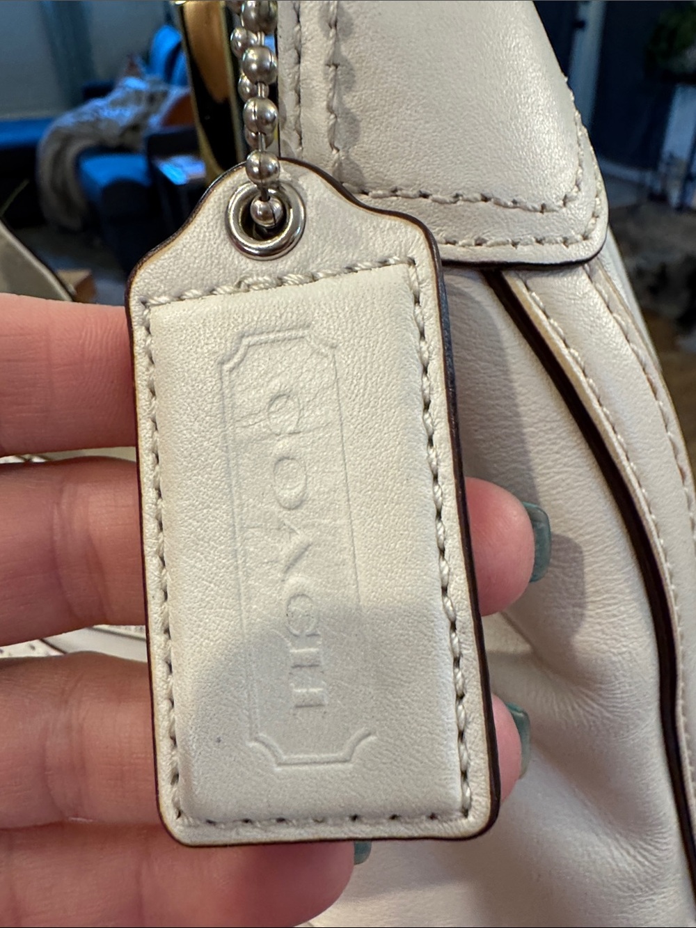 Coach Madison Woven Leather Maggie Shoulder Bag - Picture 3 of 16